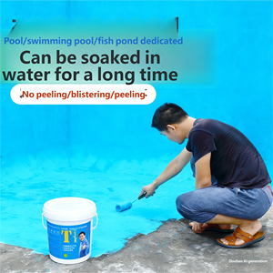 Revêtement imperméable en acrylique bleu Longpu T01 pour carreaux <span class=keywords><strong>de</strong></span> salle <span class=keywords><strong>de</strong></span> bain et <span class=keywords><strong>baignoire</strong></span> - Apprêt pré-imperméabilisant pour surfaces rugueuses - Product Image 3
