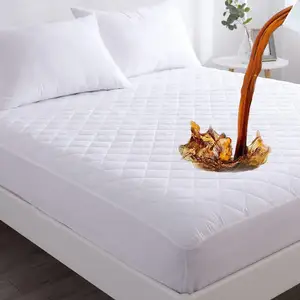 ผ้าคลุมที่นอนกันน้ำผ้าปูเตียงนุ่มระบายอากาศได้ดีกันน้ำ