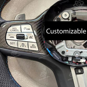 <span class=keywords><strong>Volante</strong></span> de fibra de carbono con cambio de paleta calefactable para <span class=keywords><strong>BMW</strong></span> M3 M4 M5 G20 G28 G22 G23 G30 G38 G80 G82 <span class=keywords><strong>X3</strong></span> X5 X6 M Performance - Product Image 2