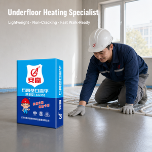 GAO AG-330 Composé autonivelant en silicate de bentonite 25kg Haute résistance Isolation Chauffage par le sol UFH Nivelant de sol Usine - Product Image 3
