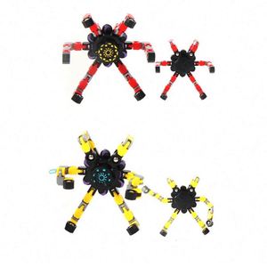 Robot Bebé Deformable Giratorio de Dedo, Juguete Antiestrés Transformable, Trompo Giratorio, Juguete Giroscópico para Aliviar el Estrés - Product Image 6