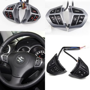 Botones Multifunción para Volante de Suzuki Grand Vitara, Interruptor de Control de Crucero, Plástico Negro Plateado, Estilo Clásico - Product Image 4