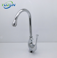 Évier de cuisine moderne en alliage de zinc, à poser sur le plan, avec cascade, pour balcon, lave-vaisselle, lave-linge, anti-éclaboussures, vente en gros usine