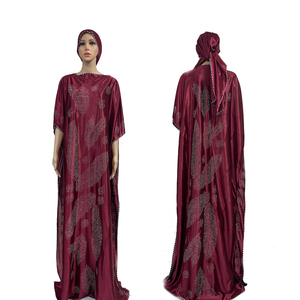 Abaya <span class=keywords><strong>2022</strong></span>, vestido africano <span class=keywords><strong>de</strong></span> Dubái, <span class=keywords><strong>ropa</strong></span> <span class=keywords><strong>de</strong></span> oración musulmana, conjunto <span class=keywords><strong>de</strong></span> 2 piezas para mujer, Abaya Hijab, bata <span class=keywords><strong>de</strong></span> satén con piedras - Product Image 3