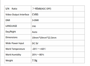 Новая аналоговая мини-камера FPV OEM-бренда 1/3 CMOS 1500TVL с объективом <span class=keywords><strong>2</strong></span>,8 мм, PAL/NTSC, с OSD и внутренней регулировкой, для гоночных дронов - Product Image 3