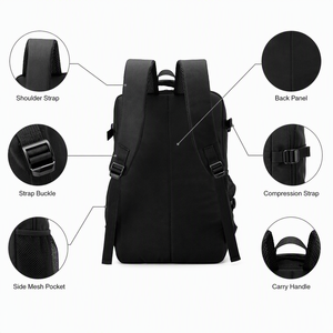 LUPU Tactical Backpack <b>Large</b> Capacity Waterproof Oxford Travel Rucksack Multi Pocket Hiking School Bag Unisex Outdoor <b>Pack</b> - Product Image 3