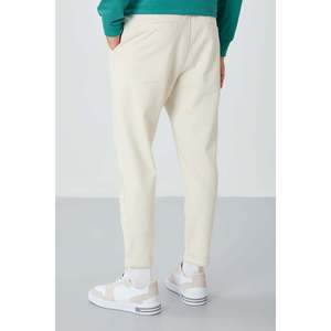 Pantalon de survêtement pour homme beige texturé, coupe standard - 82154 - Beige - Product Image 5