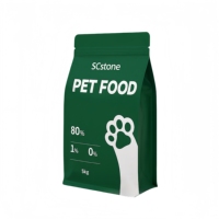 Sacs d'emballage alimentaire en plastique à fond plat avec fermeture éclair pour animaux domestiques (chats, chiens) – Vrac 5kg, 10kg, 15kg, 20kg