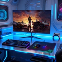New Arrival 144hz 165hz 240hz 32 Inch 2k 4k Curved Flat Monitor Gaming Computer Hardware Software Gaming Monitors 1ms