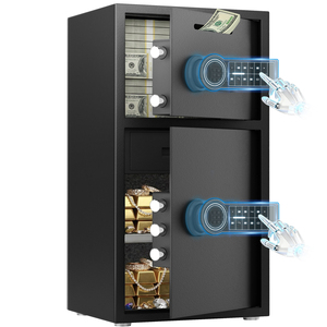 Caja Fuerte de Seguridad Contra Incendios para Uso Comercial, Caja Fuerte para el Hogar con Cerradura Digital Electrónica, Acero Laminado en Frío, para Banco, Hotel, Oficina - Product Image 2