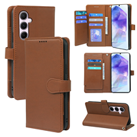 Étui portefeuille magnétique en cuir PU avec fente pour carte d'identité et support pour téléphone à clapet Fujitsu We2 Plus We2 NX9 Be4 Plus Be4 We 5G U J Be Easy Phone