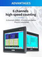 Controlador de temperatura lógico programable todo en uno Hmi Plc de 10 pulgadas, combinado integrado, a la vez
