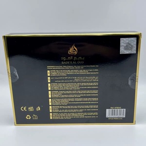 Caja de Regalo de Alta Calidad Lattafa BADEE AL OUD Perfume Árabe Unisex de Oriente Medio, Dubai, Amaderado y de Larga Duración - Product Image 5