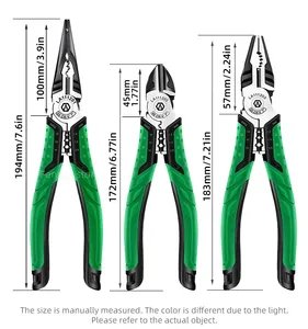 Tronchesi multifunzione per cavi LAOA/<span class=keywords><strong>naso</strong></span> lungo/pinza diagonale da 7 pollici per elettricista utensili manuali per uso industriale - Product Image 3