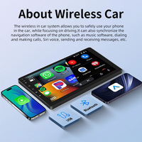 Adaptateur 2 en 1 Trolink Tek B115, clé USB avec convertisseur filaire vers sans fil, mini-convertisseur universel Android Auto & CarPlay pour voitures