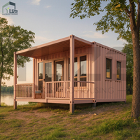 Villa miniature préfabriquée Cozy Garde en acier, maison modulaire en conteneur maritime pour une retraite en plein air