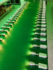 12 шт. 2 в 1 холодный + теплый белый светодиодный контактный точечный зум батарейный свет с полетным чехлом - Product Image 5