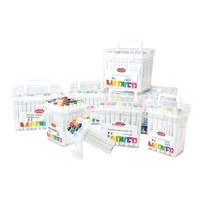 Lot de marqueurs double-pointe MasterTouch authentiques, 24 couleurs, pour dessin à la main et conception d'anime, à base d'alcool, corps triangulaire, non effaçables