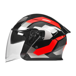 Casco de Motocicleta Eléctrico AD, ABS, Unisex, para las Cuatro Estaciones, Certificado 3C, Casco de Tres Cuartos para Scooters y Motocicletas - Product Image 2