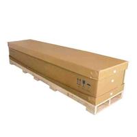 Caja de Cartón Móvil Reciclable, Resistente a Impactos, para Transporte de Artículos de Precisión, Cubierta de Cinta Corrugada Rígida, Contenedor Móvil