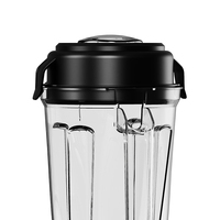 Licuadora RANBEM de Alta Velocidad para Uso Comercial y Doméstico, 2200W, Motor de Cobre Puro, 8 Velocidades, 6 Cuchillas, Trituradora de Hielo, 2000ml