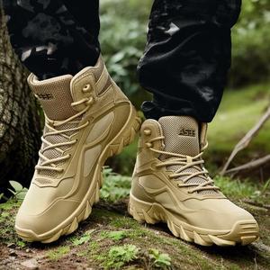 Produzione Personalizzata di Scarpe da <span class=keywords><strong>Trekking</strong></span> per Uomo, Taglie Grandi, Basso MOQ, Design di Scarponi da Escursionismo, Fornitore di Sneakers OEM ODM Impermeabili - Product Image 4