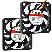 Ventilador Mini sin Escobillas MF40060V2-1000C-A99 40*40*6mm DC5V, 3 Cables, Medición de Velocidad, Baja Vibración, Refrigeración para Equipos Digitales Eléctricos