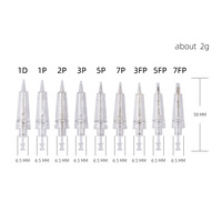 Machine à tatouer permanente sans fil 5 couleurs Dermographe électrique PMU pour microblading des sourcils avec aiguilles à cartouche