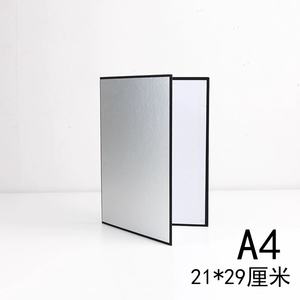 Carte à réflecteur pliable autoportante A4-Papier dur à bords noirs <span class=keywords><strong>et</strong></span> blancs pour la prise de vue de la lumière de remplissage de la <span class=keywords><strong>nature</strong></span> <span class=keywords><strong>morte</strong></span> du produit - Product Image 4