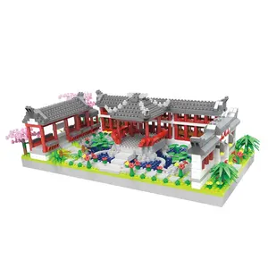 Model 803 Dream Garden Series Mini Plastic Building Block Sets With 1628pcs Small ABS Bricks 8+ Shantou Toys