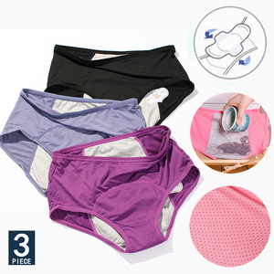 Mutandine Mestruali Riutilizzabili a 3 Strati OEM per Ragazze Adolescenti, Assorbenti Anti-Perdita - Product Image 5
