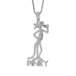 Pendentif Breloque Unisexe en Argent Sterling 925 et Moissanite, Bijou Hip Hop de Luxe, Tendance et Spectaculaire, Idéal pour Fête et Cadeau - Product Image 5