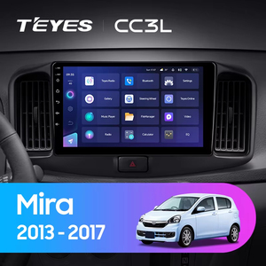TEYES CC3L WIFI para Daihatsu <span class=keywords><strong>Mira</strong></span> 2013 - 2017 Radio de coche reproductor de vídeo Multimedia navegación estéreo GPS Android No 2DIN 2 Din DVD - Product Image 1