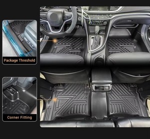 Tappetini Auto di Alta Qualità 100% TPE Antiscivolo, Tappeti per Auto per Tutte le Stagioni, Tappetini Personalizzati per <span class=keywords><strong>Kia</strong></span> <span class=keywords><strong>NIRO</strong></span> HYBRID 2022 - Product Image 2