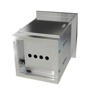 Armoire réseau murale en acier inoxydable Kesongda <span class=keywords><strong>4U</strong></span> avec éclairage AC, capacités extérieures IP54, modèle 201/304 - Product Image 3