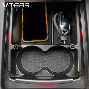 Vtear ABS ที่พักแขนรถส่วนกลางกล่องเก็บของมีสไตล์สำหรับ <span class=keywords><strong>Tesla</strong></span> รุ่น XXL AUTO - Product Image 3