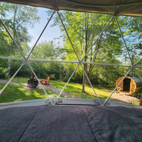 Tente dôme géodésique Bolin résistante aux intempéries, tente dôme de luxe pour glamping, hôtel en plein air, hébergement en extérieur