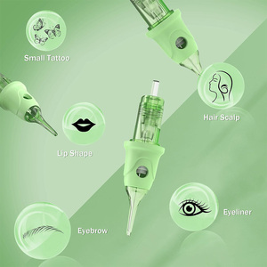 Agujas de Cartucho Omni V2 PMU y SMP con Agarre de Dedo, Membrana de Seguridad, Cartuchos de Tatuaje Profesionales <span class=keywords><strong>para</strong></span> Maquillaje Permanente - Product Image 4