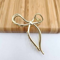 Jepit Rambut Logam Berongga 11.5cm, Penjepit Rambut Anti Selip, Penjepit Rambut Elegan, Aksesoris Rambut Modis, Untuk Gaya Rambut Sehari-hari, Pernikahan, Kencan