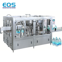 Máquina Automática de Llenado de Botellas de Agua Potable 3 en 1, 2000 BPH, 500ML, 600ML, 1000ML, 1500ML, 2000ML