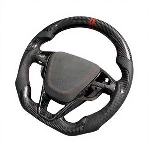 Volante Deportivo de Fibra de Carbono Personalizado MK3 con Cuero para Trim para EcoBoost/<span class=keywords><strong>Shelby</strong></span> GT350 Mondeo/<span class=keywords><strong>Focus</strong></span> - Product Image 3