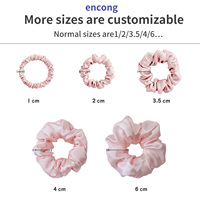 Scrunchies en Soie Personnalisés en Gros avec Impression de Logo – Bandeaux Cheveux en Soie Satinée de Luxe