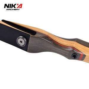 Arco Recurvo de Caza Personalizado, Arco de Tiro con Arco Desmontable de Fibra de Vidrio con Cuerpo de Madera en Venta - Product Image 5