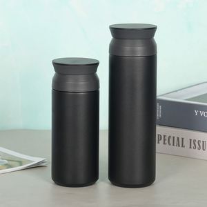 แก้วน้ำ Element Cup ดีไซน์ญี่ปุ่น ขนาด 500 มล. แบบสองชั้นเก็บความร้อน ผลิตจากสแตนเลส 304 พร้อมหูจับและฝาปิดแบบแบน สำหรับกาแฟและชา - Product Image 5
