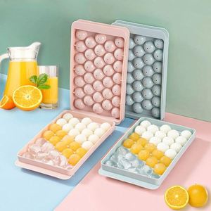 Hot Selling Round Sphere Plastic Ball <b>Maker</b> Mold 33 Cavity Mini Circle Ice Cube Tray - Product Image 2