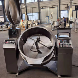 กาต้มน้ำเหนี่ยวนำไฟฟ้า200L กาต้มน้ำเหนี่ยวนำไฟฟ้าพร้อมเครื่องผสมกาต้มน้ำพร้อมเครื่องกวน - Product Image 2