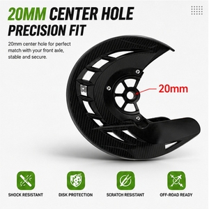 Protecteur de disque de frein 20 mm pour motos tout-terrain <span class=keywords><strong>Kawasaki</strong></span> KX <span class=keywords><strong>125</strong></span> 250F 450F, accessoires - Product Image 2