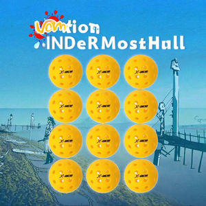 كرات بيكلبول للأطفال من مادة البولي إيثيلين معتمدة من X-ace UASPA، 40 ثقبًا، 7.4 سم، 26 جرام، للعب الداخلي والخارجي، أفضل أداء للتدريب - Product Image 2