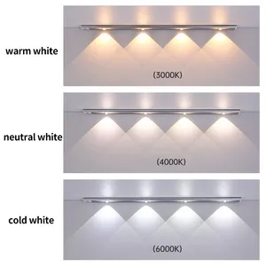 USB LED wiederauf ladbarer dimmbarer Bewegungs sensor unter Theken schrank leuchten für Wohnzimmer-Küchen treppen