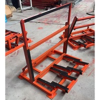 Carretilla de Plataforma Plegable de Acero con Puertas y Ventanas para Obras de Construcción y Compras - Carro de Maniobras Universal de Cuatro Ruedas Silencioso y Portátil